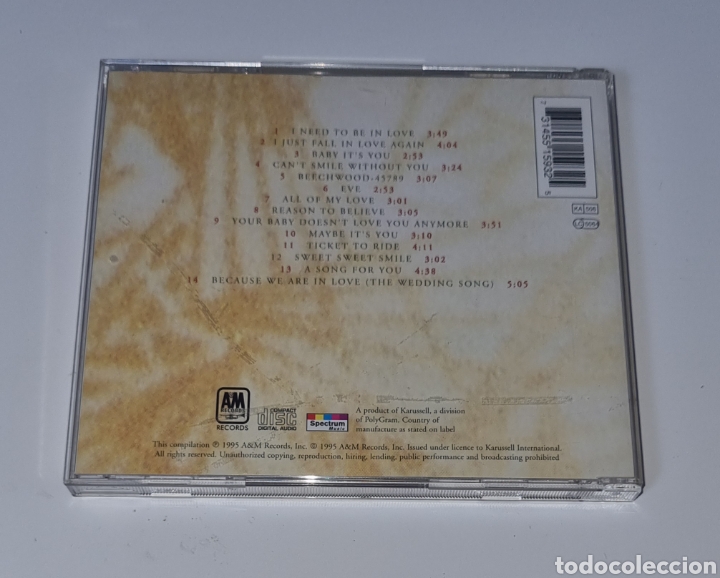 CDs de m&uacute;sica: THE CARPENTERS / CD / REFLECTIONS - Foto 3