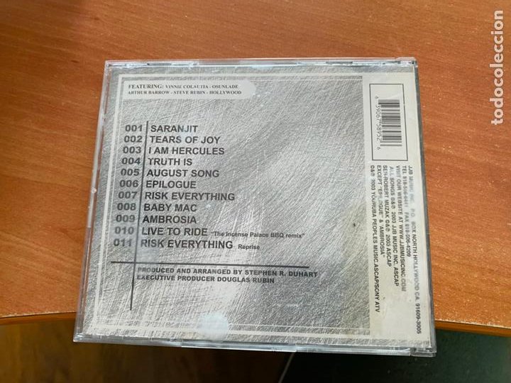 CDs de Música: JJB MUSIC FEATURING RONNIE (JAZZ AFTER MIDNIGHT) CD 11 TRACK (CDIB21) - Foto 3 - 302463213