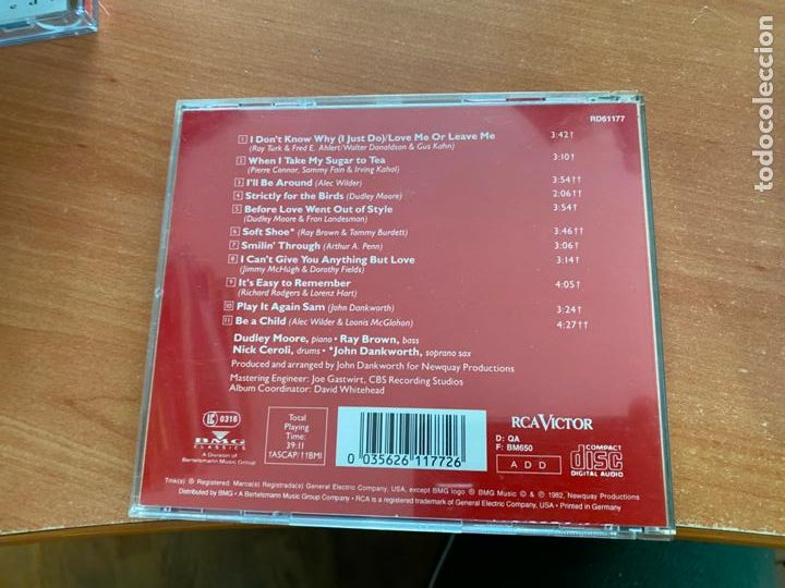 CDs de Música: CLEO LAINE & DUDLEY MOORE (SMILIN THROUGH) CD 11 TRACK (CDIB21) - Foto 3 - 302465263