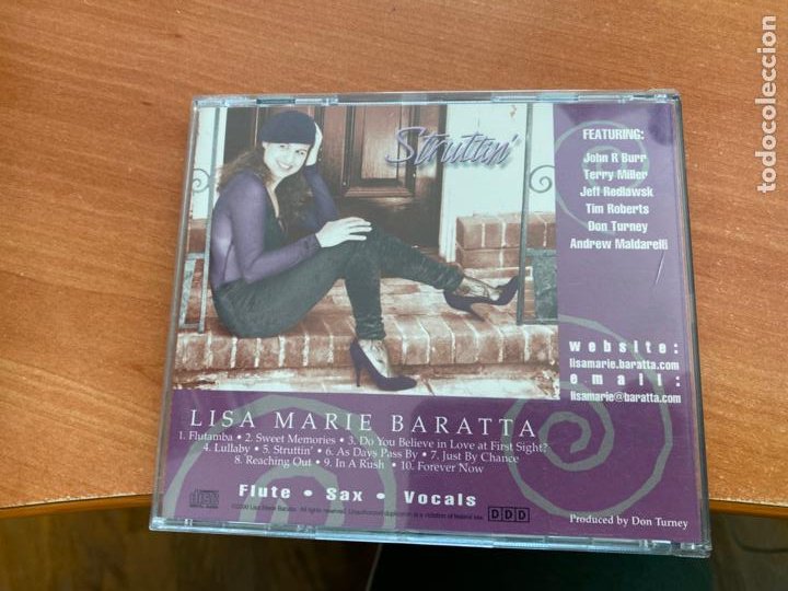 CDs de Música: LISA MARIE BARATTA (STRUTTIN) CD 10 TRACK (CDIB21) - Foto 3 - 302478283