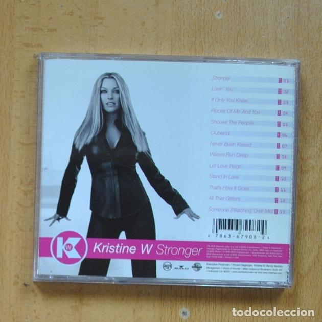 CDs de m&uacute;sica: KRISTINE W - STRONGER - CD - Foto 2