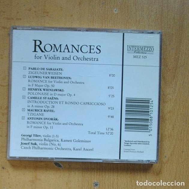 CDs de m&uacute;sica: VARIOS - ROMANCES FOR VIOLIN AND ORCHESTRA - CD - Foto 2