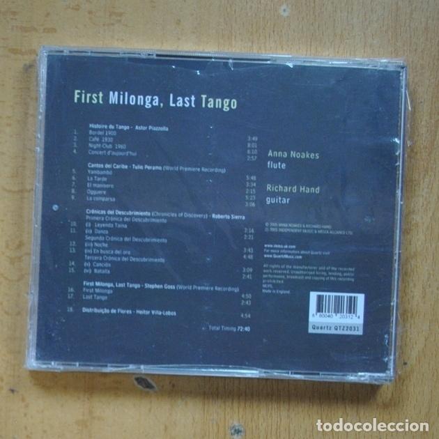 CDs de m&uacute;sica: ANNA NOAKES / RICHARD HAND - LAST TANGO - CD - Foto 2