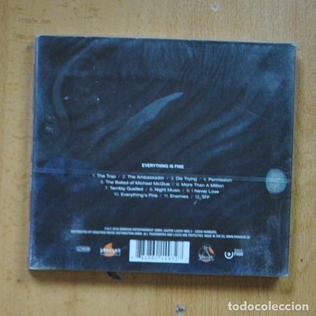 CDs de m&uacute;sica: HAWK EYES - EVERYTHING IS FINE - CD - Foto 2