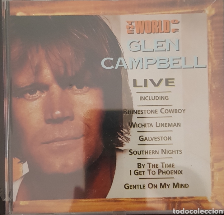 CDs de m&uacute;sica: GLEN CAMPBELL LIVE - Foto 1