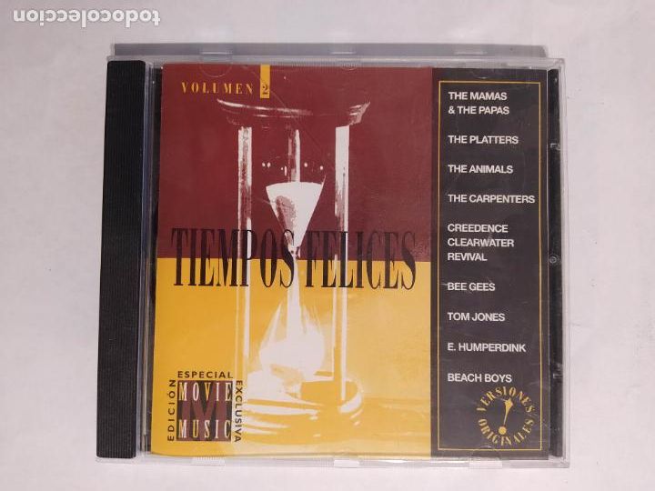 CDs de m&uacute;sica: TIEMPOS FELICES. - VOLUMEN 2 / CD. TDKCD29 - Foto 1