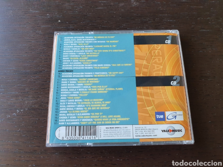 CDs de m&uacute;sica: 2 CD Operaci&oacute;n Triunfo Album - Foto 4
