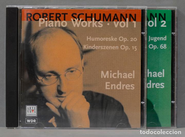 CDs de m&uacute;sica: 2 CD. Schumann. Michael Endres. Piano Works - Foto 1