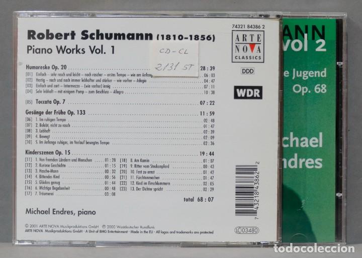 CDs de m&uacute;sica: 2 CD. Schumann. Michael Endres. Piano Works - Foto 2
