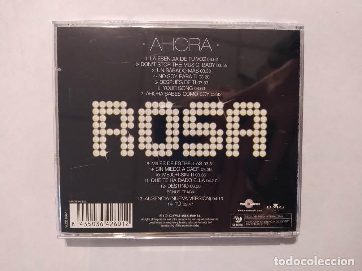 CDs de m&uacute;sica: ROSA. AHORA. CD. TDKCD31 - Foto 3