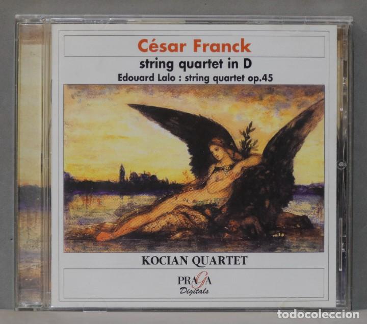 CDs de m&uacute;sica: CD. Kocian Quartet. String Quartet In D. String Quartet Op. 45. FRANCK - Foto 1