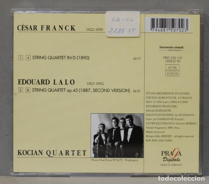 CDs de m&uacute;sica: CD. Kocian Quartet. String Quartet In D. String Quartet Op. 45. FRANCK - Foto 2