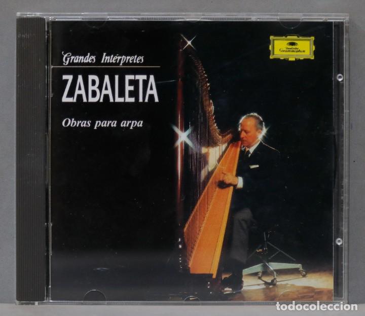 CDs de m&uacute;sica: CD. Zabaleta. Obras para arpa