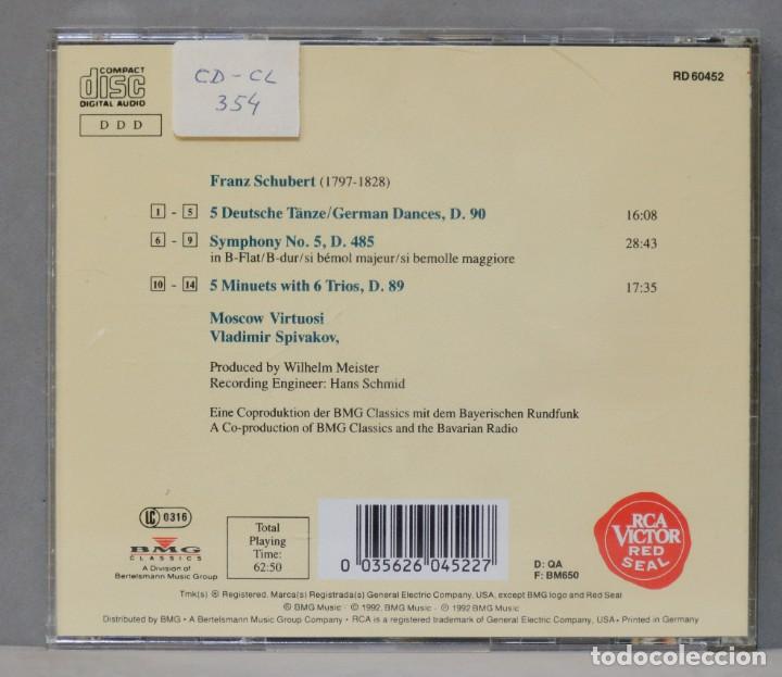 CDs de m&uacute;sica: CD. Schubert &rdquo;Symphony No. 5&rdquo;. Vladimir Shipakov - Foto 2