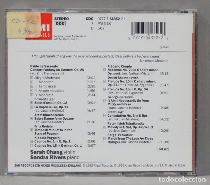 CDs de m&uacute;sica: CD. Sarah Chang. Debut - Foto 2