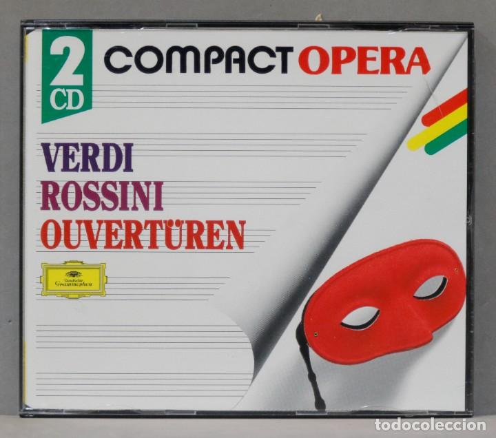 CDs de m&uacute;sica: 2 CD. Rossini. Verdi. Ouvert&uuml;ren - Foto 1