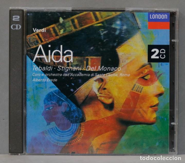 CDs de m&uacute;sica: 2 CD. VERDI. Erede. Aida - Foto 1