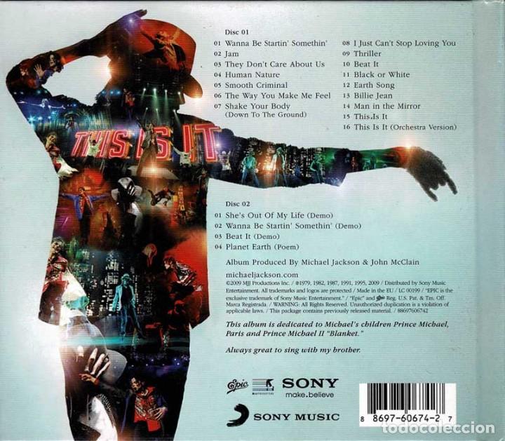 CDs de m&uacute;sica: Michael Jackson - This Is It. 2 x CD - Foto 2