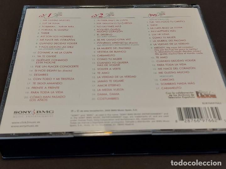 CDs de Música: ROCÍO DÚRCAL / ME GUSTAS MUCHO / TODOS LOS GRANDES ÉXITOS / DOBLE CD + DVD / IMPECABLE. - Foto 4 - 302788718
