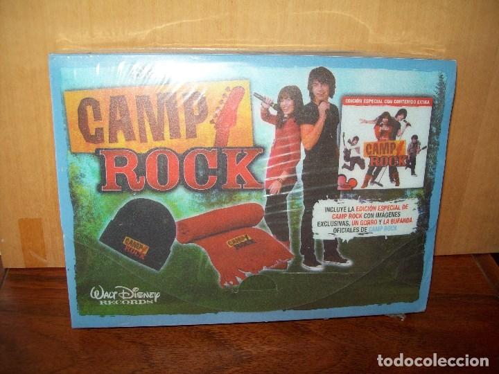 CDs de m&uacute;sica: PACK CAMP ROCK - EDICION CD ESPECIAL - GORRO - BUFANDA - NUEVO PRECINTADO