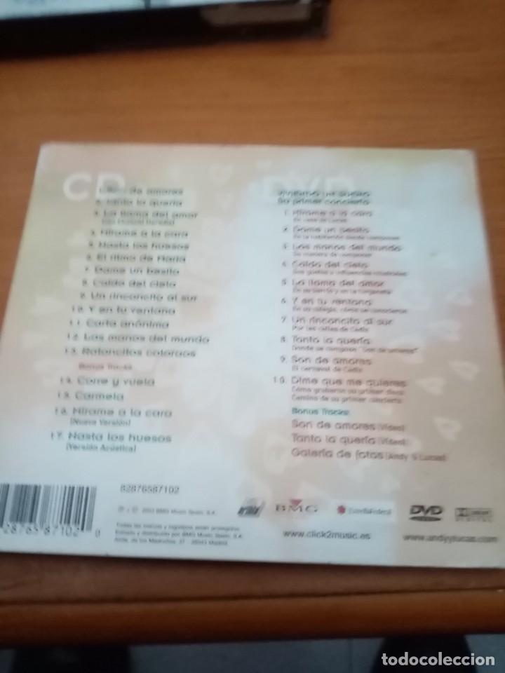 CDs de m&uacute;sica: ANDY & LUCA EDICI&Oacute;N ESPECIAL. CD + DVD. MB3 - Foto 2