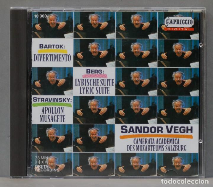 CDs de m&uacute;sica: CD. BARTOK. BERG. STRAVINSKY. SANDOR VEGH - Foto 1