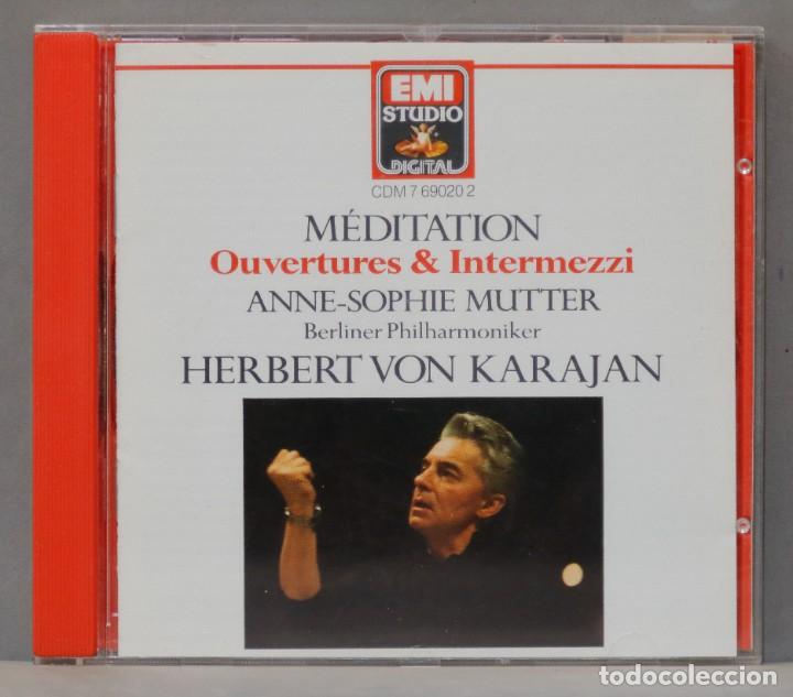 CDs de m&uacute;sica: CD. Karajan. M&eacute;ditation. Ouvertures & Intermezzi. MUTTER - Foto 1