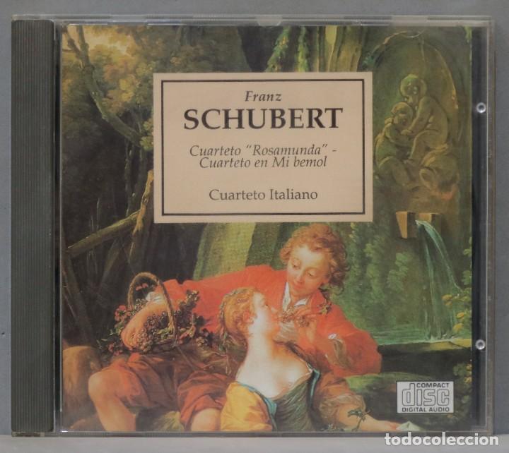 CDs de m&uacute;sica: CD. CUARTETO ROSAMUNDA. CUARTETO EN SI BEMOL. SCHUBERT - Foto 1