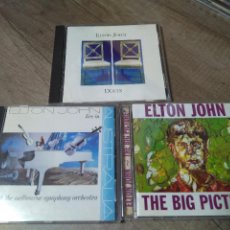 CDs de Música: ELTON JOHN LOTE 3 CD LIVE IN AUSTRALIA + THE BIG PICTURE + DUETS MCA VERSION. Lote 302986768