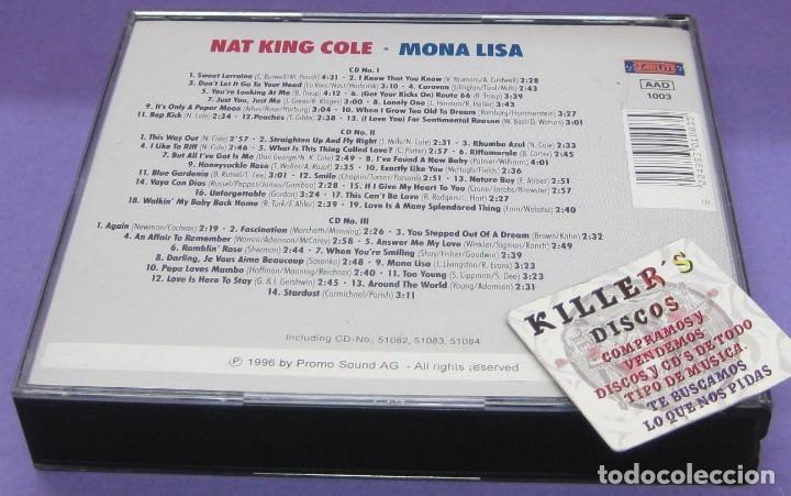 CDs de m&uacute;sica: Nat King Cole - Mona Lisa - 3 CD set - Foto 2