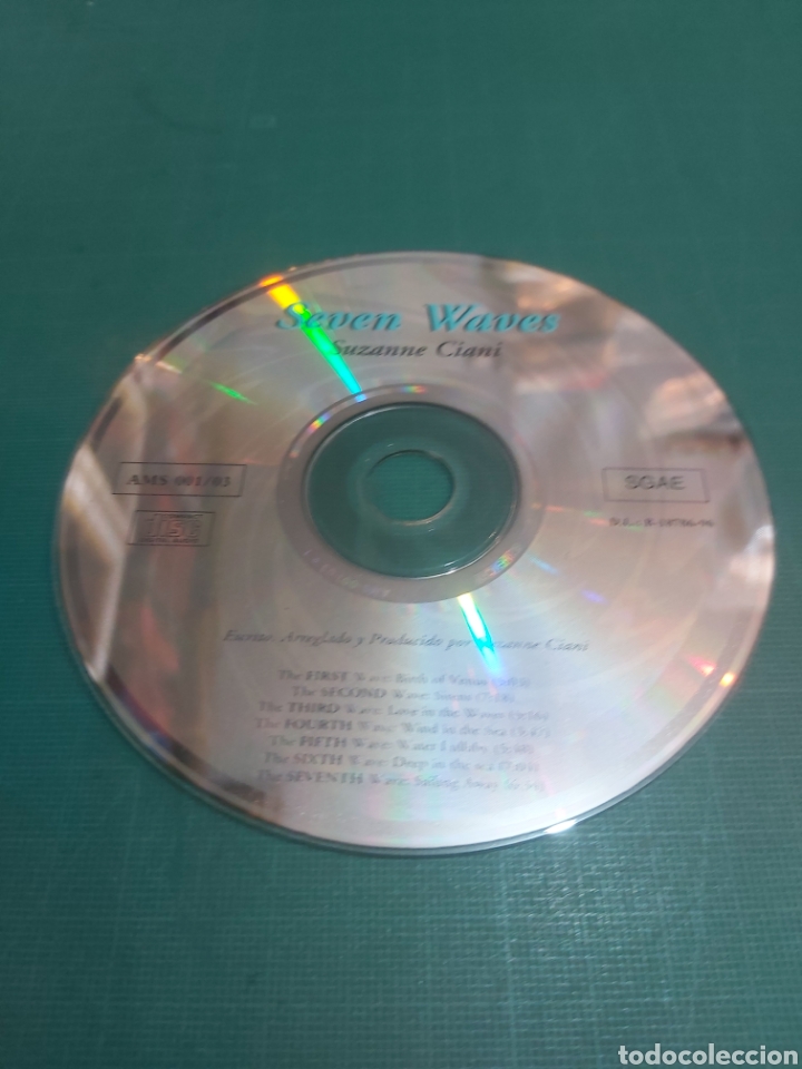 CDs de m&uacute;sica: 1996 cd NEW AGE SEVEN WAVES SUZANNE CUANI - Foto 1
