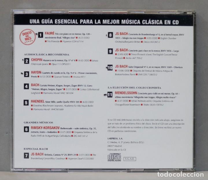 CDs de m&uacute;sica: CD. BACH. AUDIOCLASICA - Foto 2