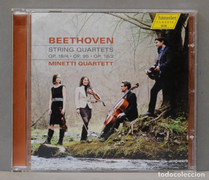 CDs de m&uacute;sica: CD. Beethoven. Cuartetos de cuerda. MINETTI QUARTETT - Foto 1