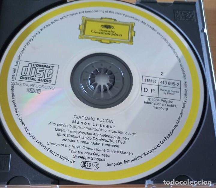 CDs de Música: PUCCINI MANON LESCAUT FRENI DOMINGO PHILARMONIA ORCHESTRA GIUSEPPE SINOPOLI - Foto 5 - 303043633
