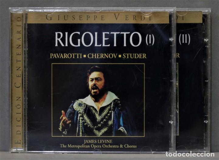 CDs de m&uacute;sica: 2 CD. RIGOLETTO. VERDI. LEVINE - Foto 1