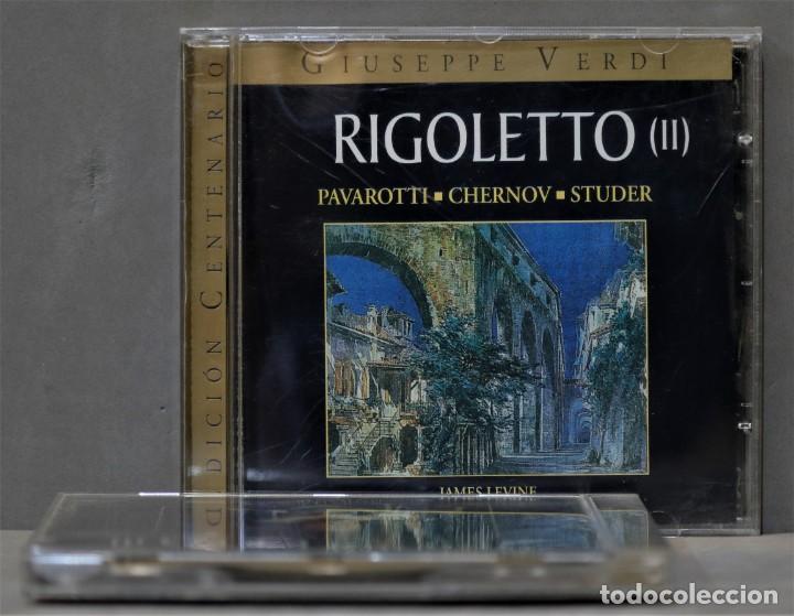 CDs de m&uacute;sica: 2 CD. RIGOLETTO. VERDI. LEVINE - Foto 3