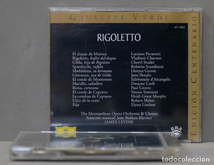 CDs de m&uacute;sica: 2 CD. RIGOLETTO. VERDI. LEVINE - Foto 4