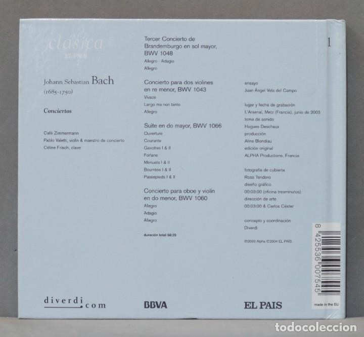 CDs de m&uacute;sica: CD. BACH. CONCIERTOS - Foto 2
