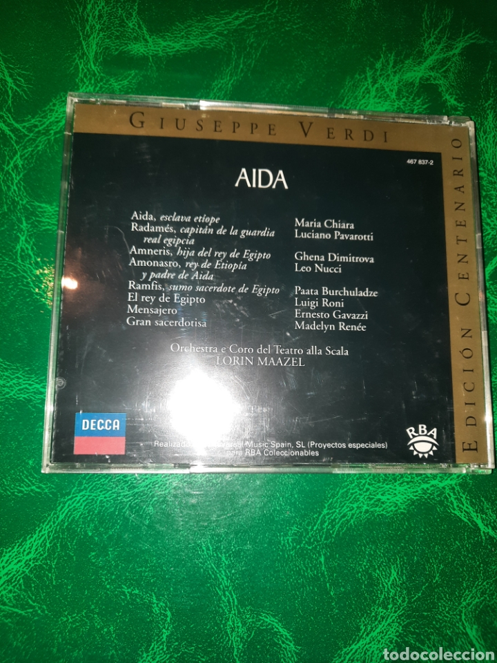 CDs de m&uacute;sica: CD AIDA (II) GIUSEPPE VERDI EDICI&Oacute;N CENTENARIO - Foto 2