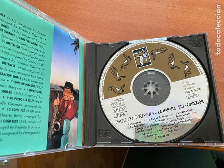 CDs de Música: PAQUITO DRIVERA (LA HABANA RIO CONEXION) CD 12 TRACK (CDIB21) - Foto 2 - 303314303