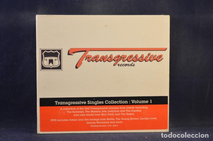 CDs de m&uacute;sica: VARIOUS - TRANSGRESSIVE SINGLES COLLECTION: VOLUME 1 - CD + DVD - Foto 1