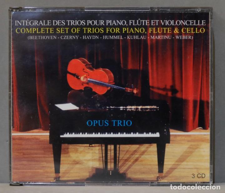CD de M&uacute;sica: 3 CD. COMPLETE SETE OF TRIOS FOR PIANO FLUTE & CELLO