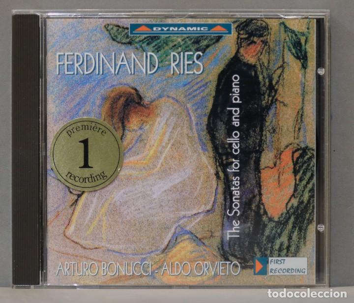 CD de M&uacute;sica: CD. Ries. Cello Sonatas Arturo Bonucci