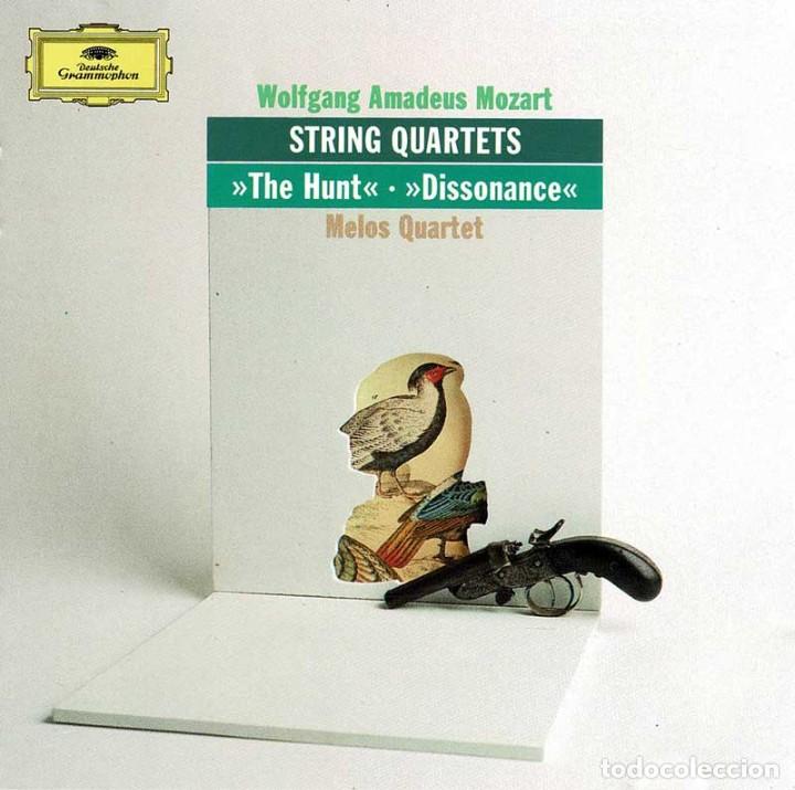 CDs de m&uacute;sica: Wolfgang Amadeus Mozart, Melos Quartet - String Quartets. The Hunt. Dissonance. CD - Foto 1