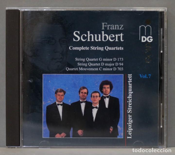 CDs de m&uacute;sica: CD. Schubert, Leipziger Streichquartett. Complete String Quartets Vol. 7 - Foto 1