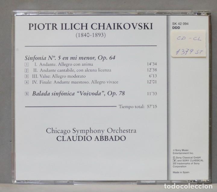 CDs de m&uacute;sica: CD. TCHAIKOVSKY. SYMPHONY N&ordm; 5. VOYEVODA. ABBADO - Foto 2