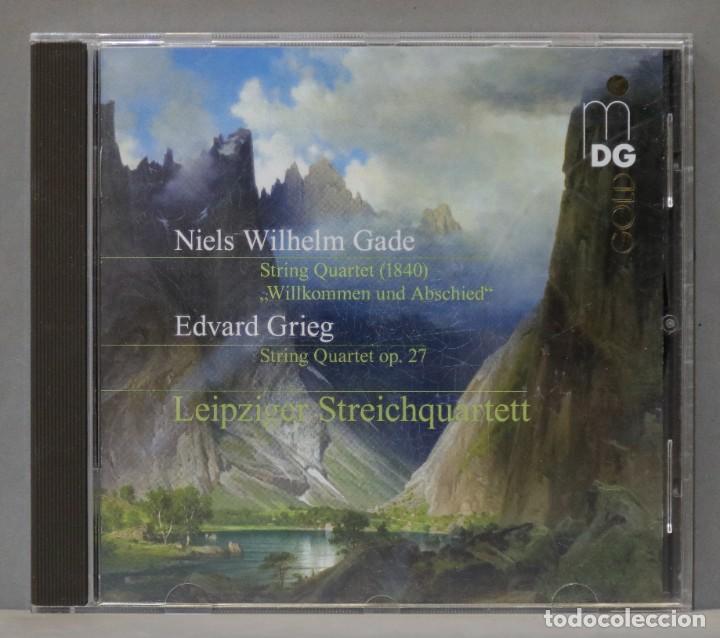 CDs de m&uacute;sica: CD. Gade. Grieg. Willkommen Und Abschied. String Quartet Op. 27 - Foto 1
