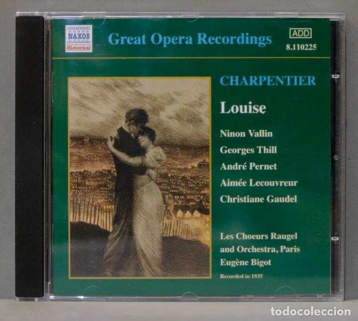 CDs de Música: CD. Louise. Vallin. Gustave Charpentier. BIGOT - Foto 1 - 303442208