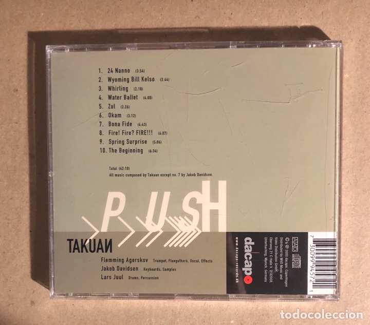 CDs de m&uacute;sica: TAKUAN &ldquo;PUSH&rdquo; (DACAPO RECORDS 2000). CD. - Foto 2