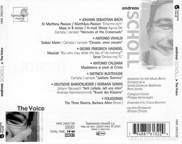 CDs de m&uacute;sica: Andreas Scholl - The Voice - CD - Foto 2